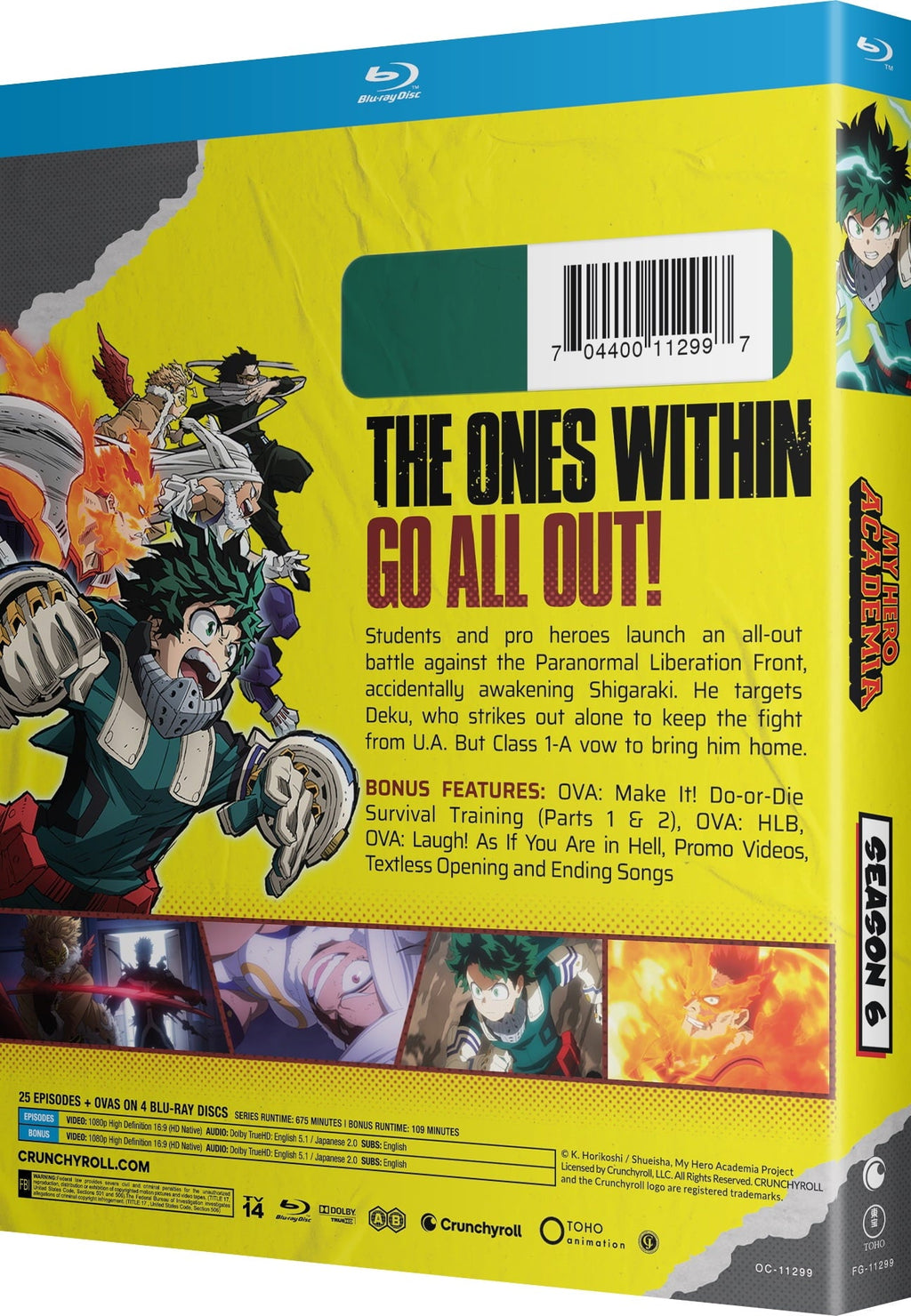 My Hero Academia: Complete 6th Season Limited Edition (Blu-ray)