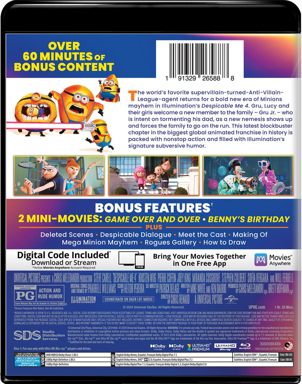 Despicable Me 4 - Collector's Edition [4K Ultra HD + Blu-ray + Digital]