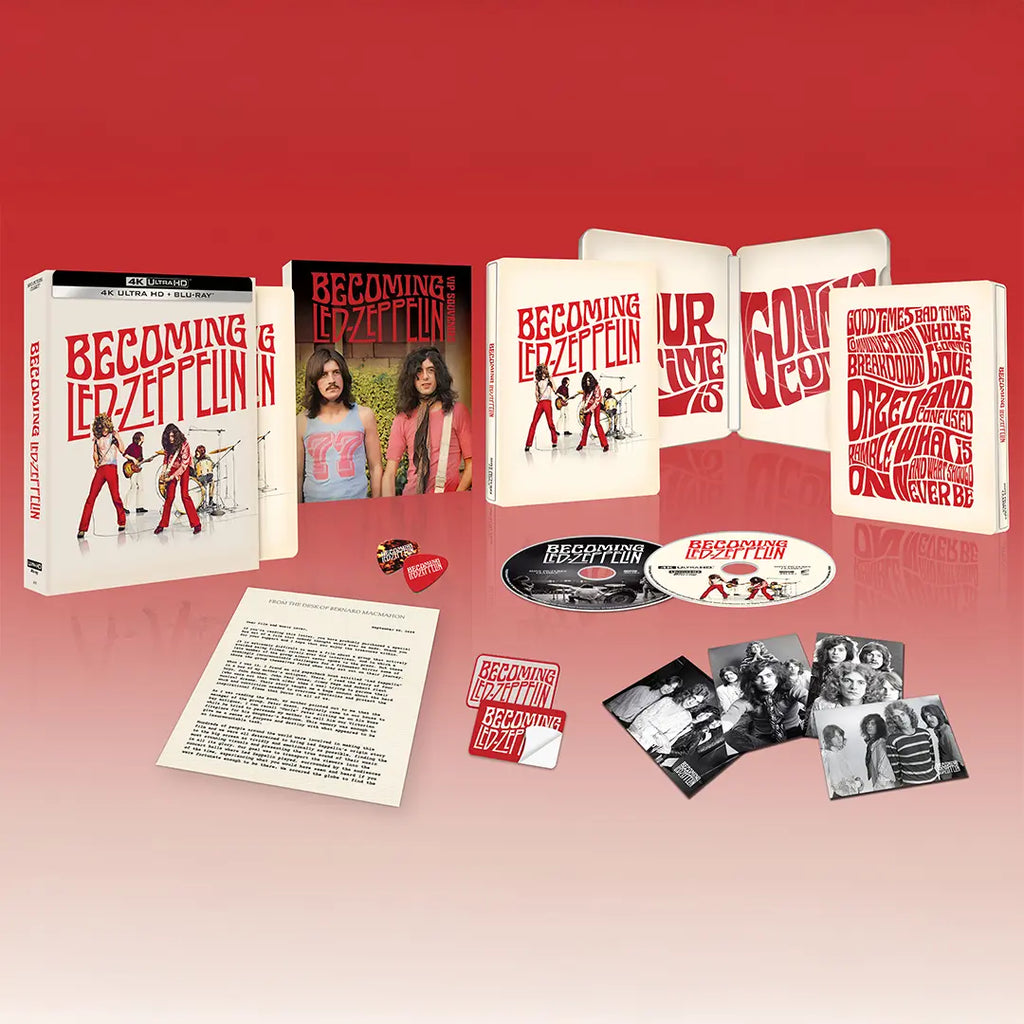 Becoming Led Zeppelin - Limited Collector’s Edition Steelbook Boxset (4K Ultra HD + Blu-ray)