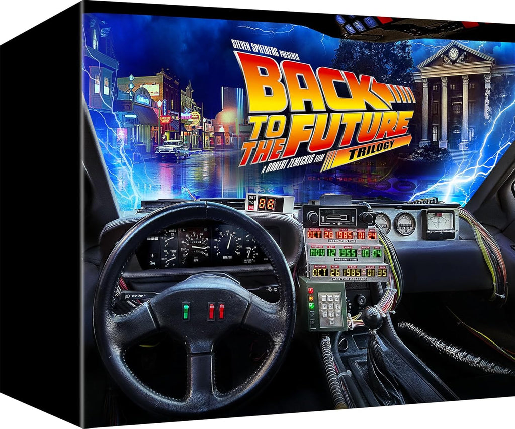 Back to the Future Trilogy: 40th Anniversary Limited Edition Steelbook Giftset (4K Ultra HD + Blu-ray + Digital)