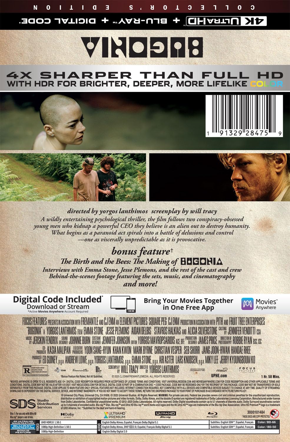 Bugonia - Limited Edition Steelbook (4K Ultra HD + Blu-ray + Digital)