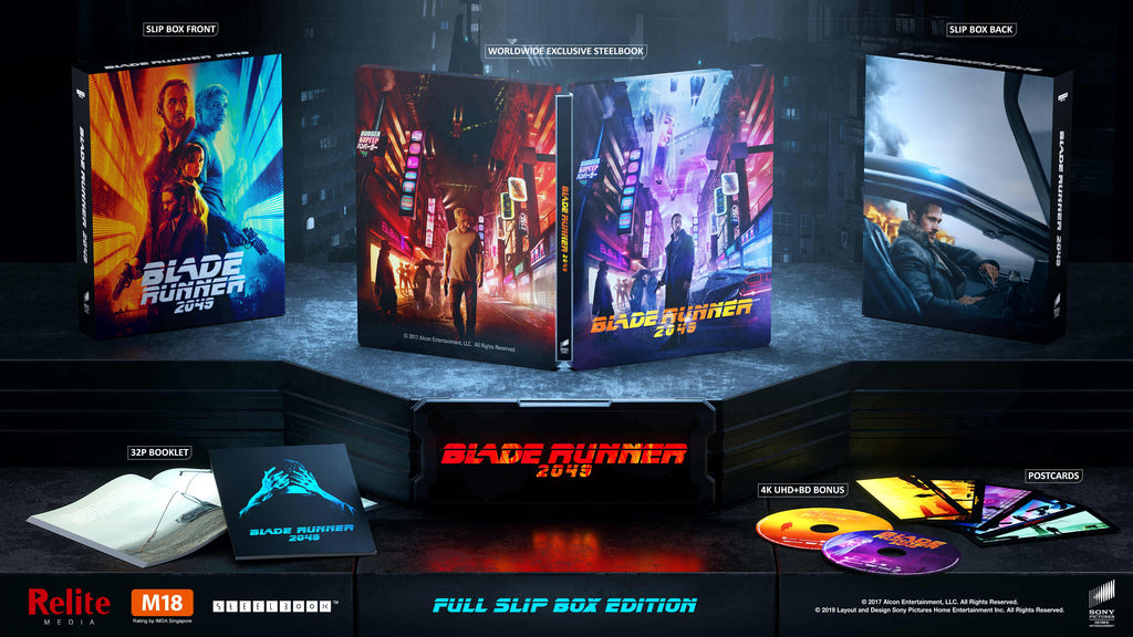 Blade Runner 2049 - Relite Exclusive Steelbook [One Click Boxset /500] (4K Ultra HD + Blu-ray)