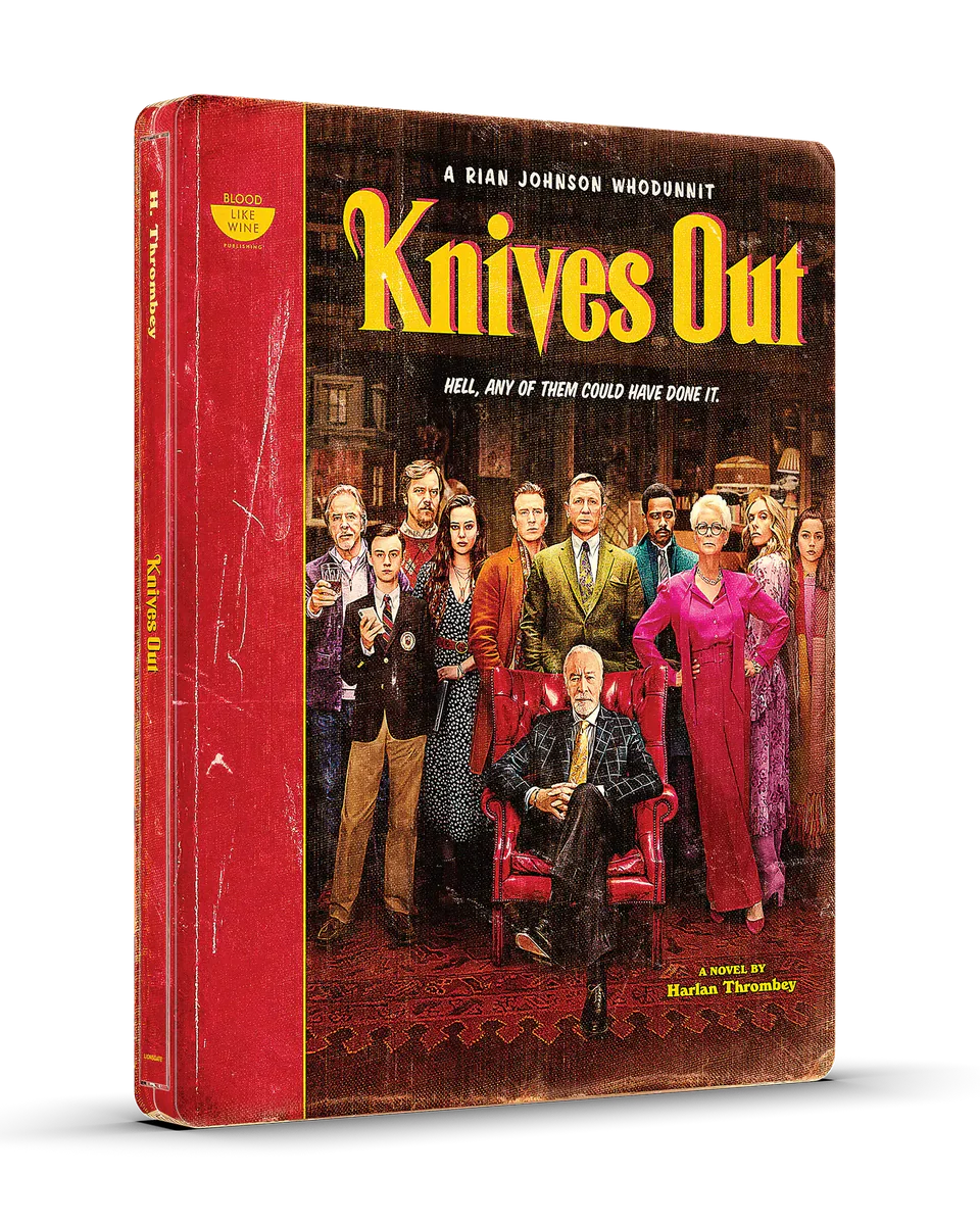 Knives Out - Limited Edition Steelbook (4K Ultra HD + Blu-ray + Digital)